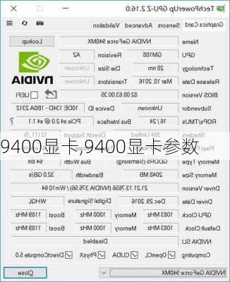 9400显卡,9400显卡参数