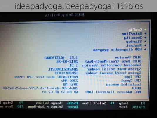 ideapadyoga,ideapadyoga11进bios