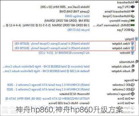 神舟hp860,神舟hp860升级方案