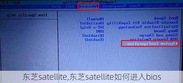 东芝satellite,东芝satellite如何进入bios