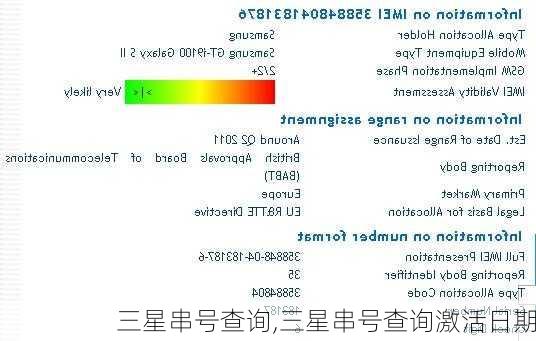 三星串号查询,三星串号查询激活日期