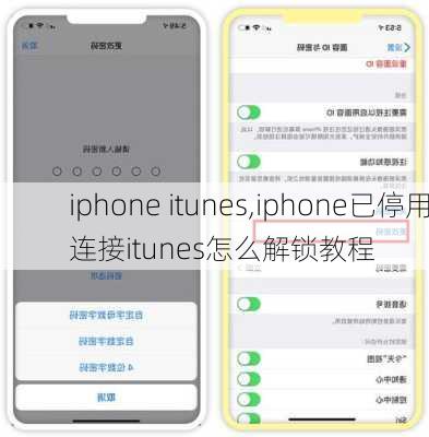 iphone itunes,iphone已停用连接itunes怎么解锁教程