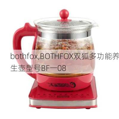 bothfox,BOTHFOX双狐多功能养生壶型号BF一08