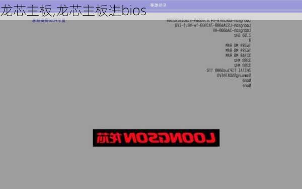 龙芯主板,龙芯主板进bios