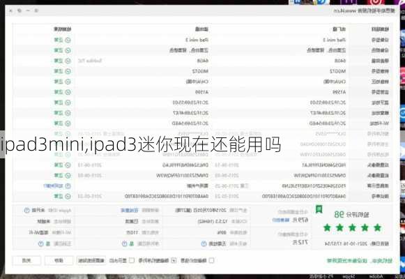 ipad3mini,ipad3迷你现在还能用吗