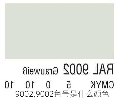 9002,9002色号是什么颜色