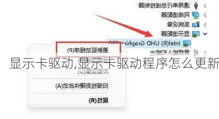 显示卡驱动,显示卡驱动程序怎么更新
