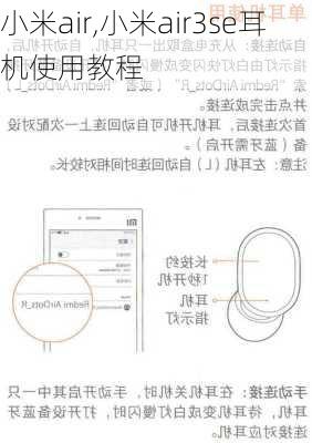 小米air,小米air3se耳机使用教程