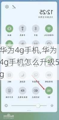 华为4g手机,华为4g手机怎么升级5g