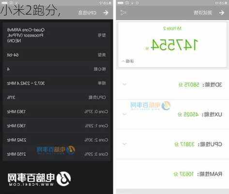 小米2跑分,