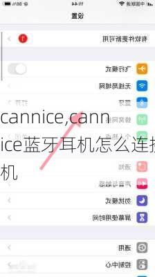 cannice,cannice蓝牙耳机怎么连接手机