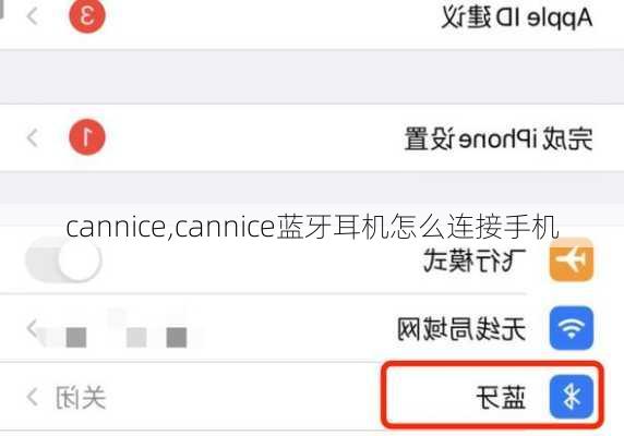 cannice,cannice蓝牙耳机怎么连接手机