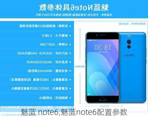 魅蓝 note6,魅蓝note6配置参数