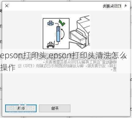 epson打印头,epson打印头清洗怎么操作