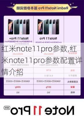 红米note11pro参数,红米note11pro参数配置详情介绍