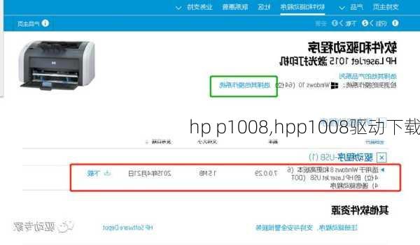 hp p1008,hpp1008驱动下载