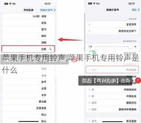 苹果手机专用铃声,苹果手机专用铃声是什么