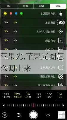 苹果光,苹果光圈怎么调出来
