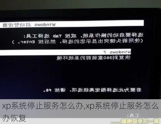 xp系统停止服务怎么办,xp系统停止服务怎么办恢复