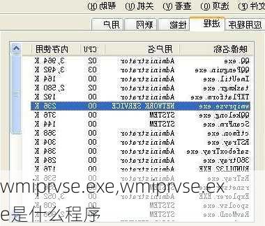 wmiprvse.exe,wmiprvse.exe是什么程序