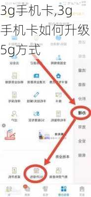 3g手机卡,3g手机卡如何升级为5g方式