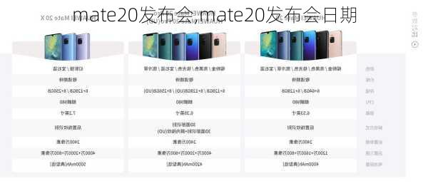 mate20发布会,mate20发布会日期