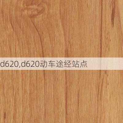 d620,d620动车途经站点