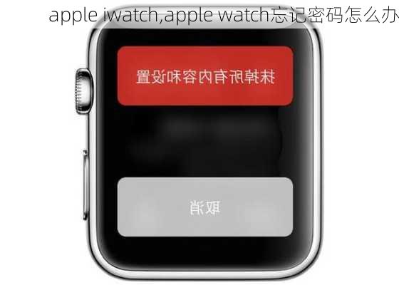 apple iwatch,apple watch忘记密码怎么办