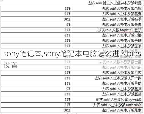 sony笔记本,sony笔记本电脑怎么进入bios设置