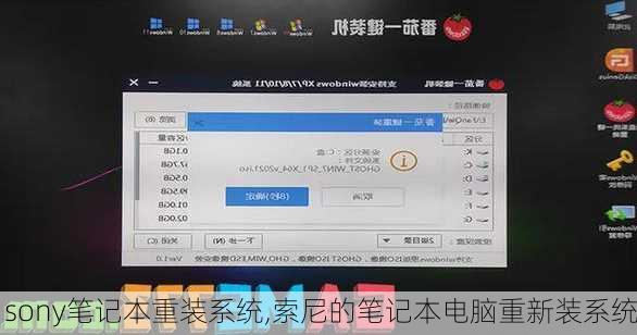 sony笔记本重装系统,索尼的笔记本电脑重新装系统
