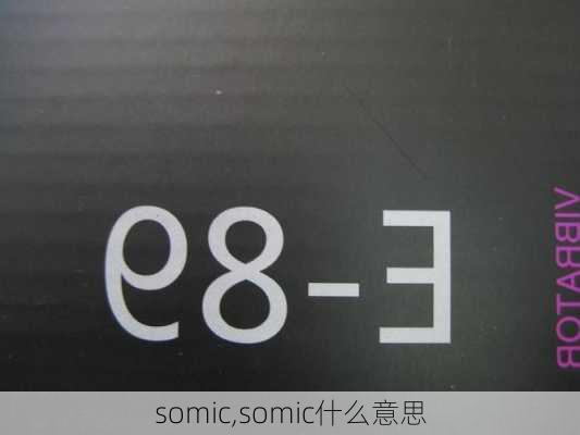 somic,somic什么意思