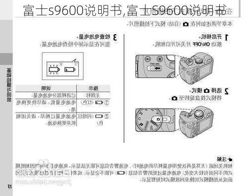 富士s9600说明书,富士S9600说明书