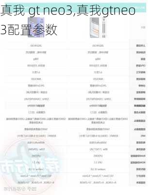 真我 gt neo3,真我gtneo3配置参数