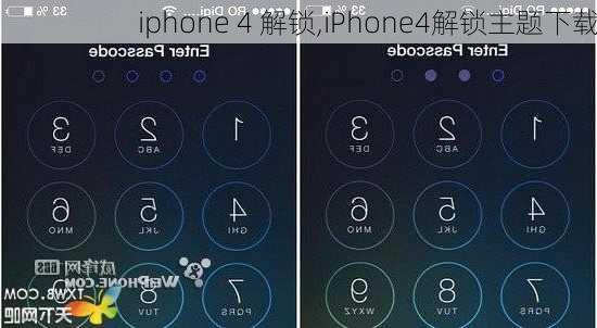 iphone 4 解锁,iPhone4解锁主题下载