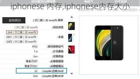 iphonese 内存,iphonese内存大小