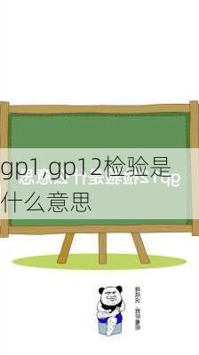 gp1,gp12检验是什么意思