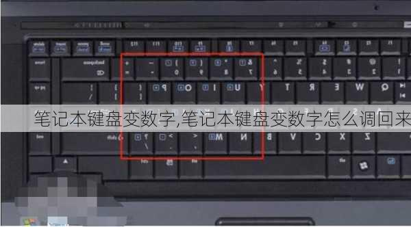 笔记本键盘变数字,笔记本键盘变数字怎么调回来