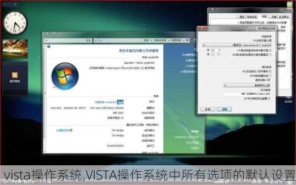 vista操作系统,VISTA操作系统中所有选项的默认设置