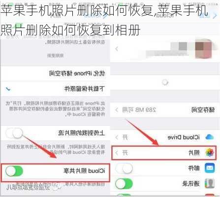 苹果手机照片删除如何恢复,苹果手机照片删除如何恢复到相册