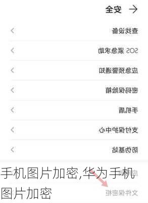 手机图片加密,华为手机图片加密