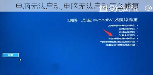 电脑无法启动,电脑无法启动怎么修复