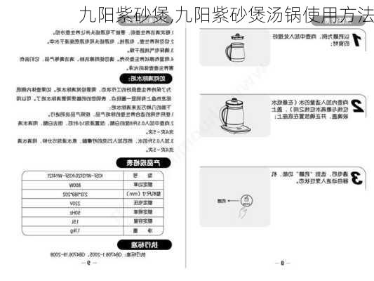 九阳紫砂煲,九阳紫砂煲汤锅使用方法