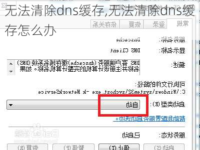 无法清除dns缓存,无法清除dns缓存怎么办